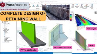 PROTASTRUCTURE RETAINING WALL ANALYSIS AND DESIGN IN CIVIL ENGINEERING #CAD