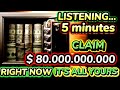 You will receive 80000000000 in your bank accountpowerful daily dua for wealth and abundance