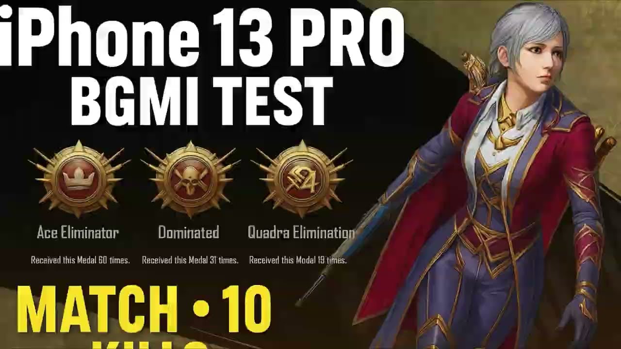 Iphone 13 pro bgmi graphics and frame rate test and gameplay 