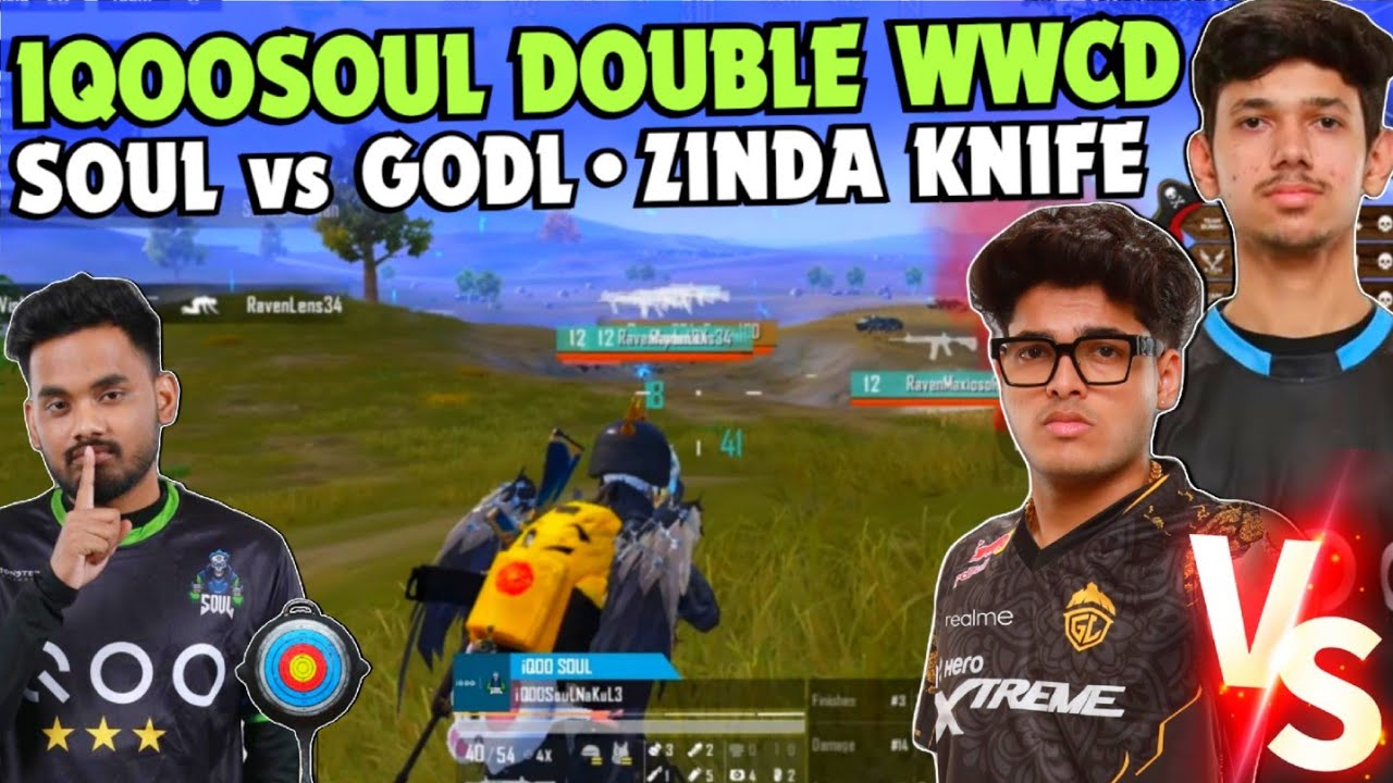 iQOOSouL Double WWCD SouL Back2Back Domination 😳 Nakul vs Jonathan 🔥 ...