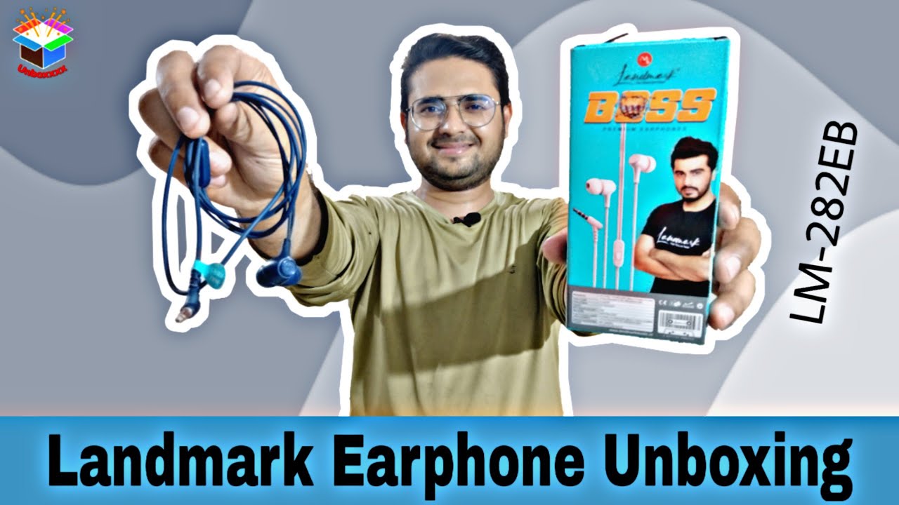 Landmark Earphone LM-282EB | Landmark Boom Earphone | LM-282EB | landmark products | Unboxxxx