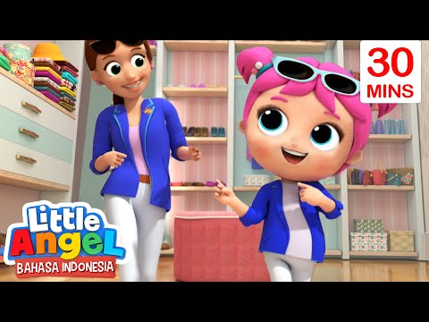 Ku Ingin Seperti Ibu | Kartun Anak | Lagu Sayang Ibu | Little Angel Bahasa Indonesia