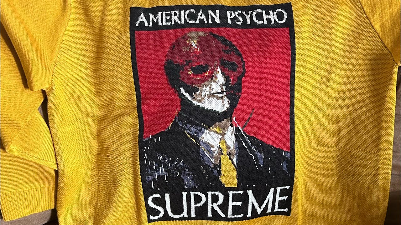 Supreme FW week 5 AMERICAN psycho & Mitchell & ness jersey 😱 must  👀first on YouTube #supreme