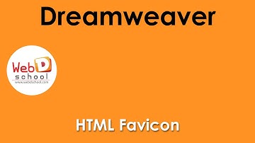 Dreamweaver HTML Favicon | Web D School | Best Institute in Chennai