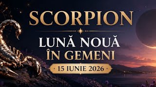 ♏ SCORPION – LUNĂ NOUĂ ÎN GEMENI 15 IUNIE 2026 | Începe o transformare profundă!