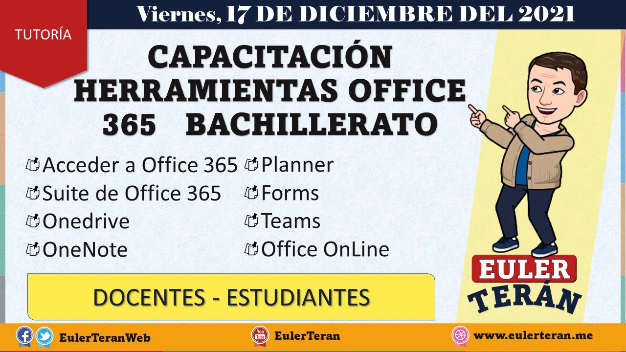 Capacitación Herramientas Office 365 - Bachillerato - YouTube