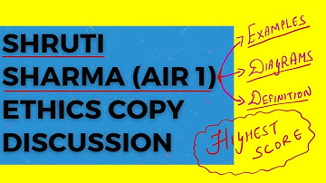 The *BEST* Ethics Answers | US SFG 2023 Mains Exclusive Session | GS4 Score 139