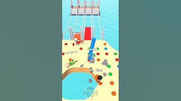 Bridge Race 3D game in MAX LEVEL ( Level -138 ) #shorts #gaming #bridgerace #maxlevel