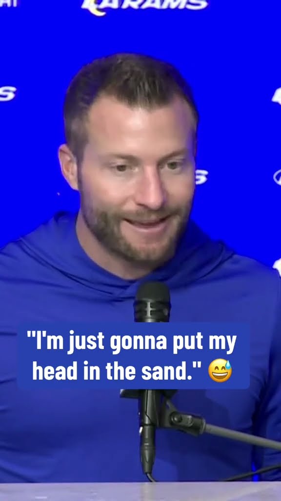 Sean McVay has the jokes ?