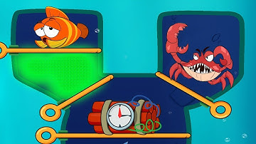 Save the Fish Game | Pull The Pin | Fish Rescue | android Gameplay Walkthrough |Part 1 level 5 to 30