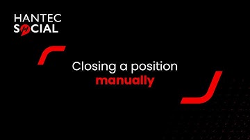 How to close a position manually on Hantec Social 🚪📉