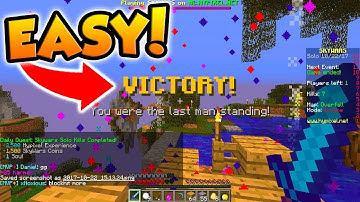 HOE JE GEMAKKELIJK HYPIXEL SKY WARS KUNT WINNEN!