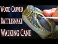 Carving a Rattlesnake Cane with a Natural Twist