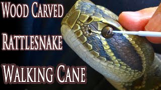 Carving a Rattlesnake Cane with a Natural Twist