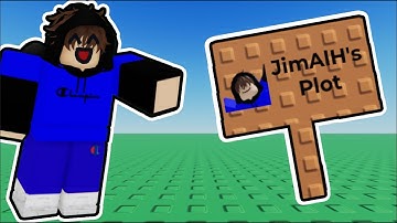 How to make a PLOT SYSTEM in ROBLOX STUDIO