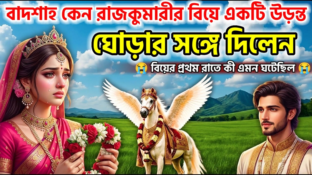 বাদশাহ কেন রাজকুমারীর বিয়ে একটি উড়ন্ত ঘোড়ার সঙ্গে দিলেন? || বিয়ের প্রথম রাতে কী এমন ঘটেছিল ?