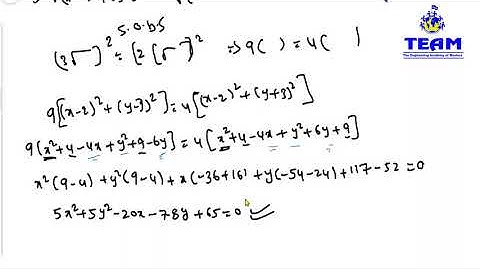 By Using Geogebra Finding Equation of Locus of a Point  Problem 5