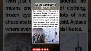 Surviving -72°C: The COLDEST City on Earth! 🌎