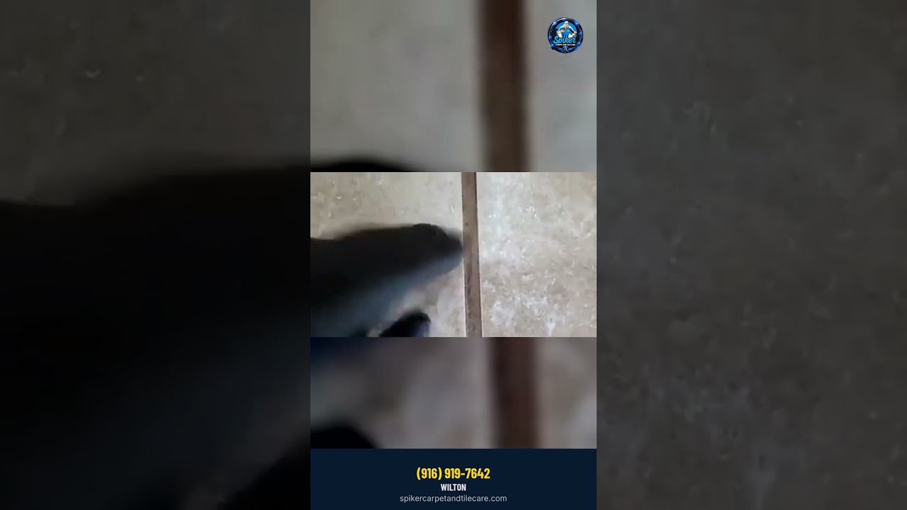 Why sealed grout stays cleaner - tile and grout cleaning #Shorts