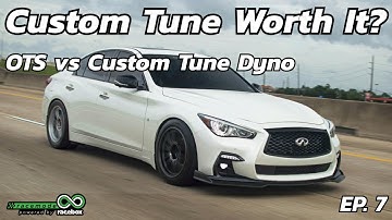 Do You NEED a Custom Tune? VR30 OTS vs Custom Tune Dyno Test [RACEBOX Q50 Ep 7]