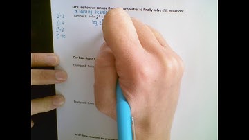 Solving Exponential Equations - Inverse Property and Change of Base