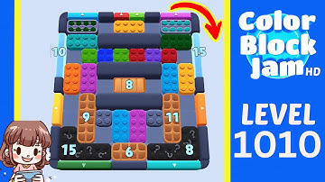 Color Block Jam Level 1010 Solution Walkthrough