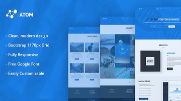 Atom - Multipurpose Responsive HTML5 Template | Themeforest Website Templates and Themes