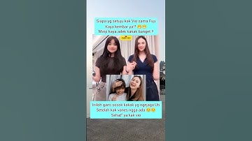 Kak Vio yang selalu menjaga Fuji ☺️☺️ #fujian