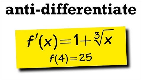 Sect 4.9 #31, antiderivative of 1+cube root of x