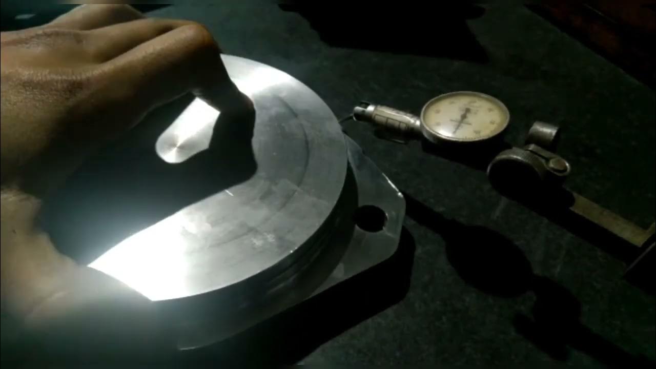 How to check Parallelism with Dial Gauge Parallelism GD & T YouTube