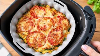 You'll Love This Easy Air Fryer Breakfast! Air Fryer Frittata! |EASY Air Fryer Recipes for Beginners