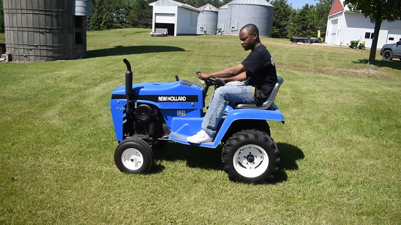 New Holland Garden Tractor With Mower Deck By Bid 2 Buy Online