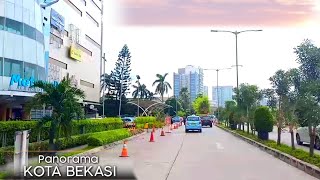 Panorama Bekasi / Background Video / Pemandangan Sepanjang Jalan Kota / Vlog Indonesia
