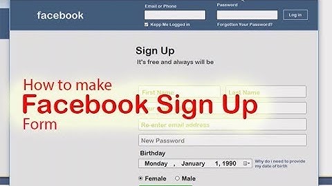 Visual Studio Basic tutorial | Designing Facebook Signup Form