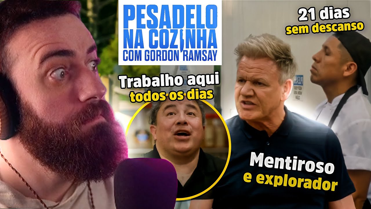 Gordon enfrenta patrão mentiroso que explora funcionário ( Pesadelo na cozinha )