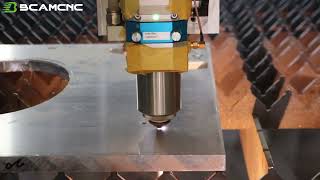 Fiber Laser Cutting Machine Brass Steel Thick Cutting Test