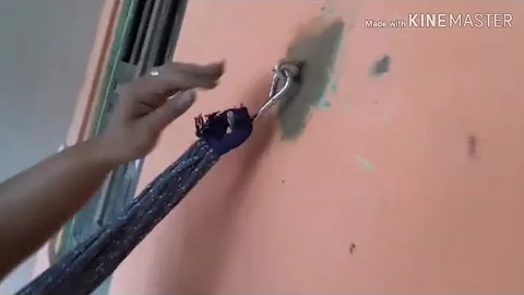 Como fixar rede em parede de bloco?
