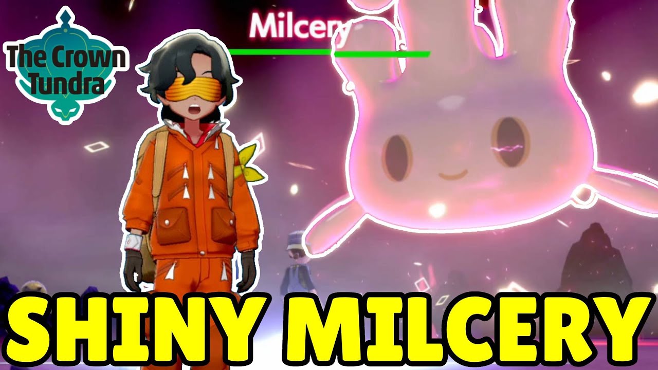 SHINY MILCERY RAID DEN EVENT REACTION!!! (Crown Tundra)