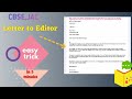 HOW TO WRITE LETTER TO EDITOR || FORMAL LETTER