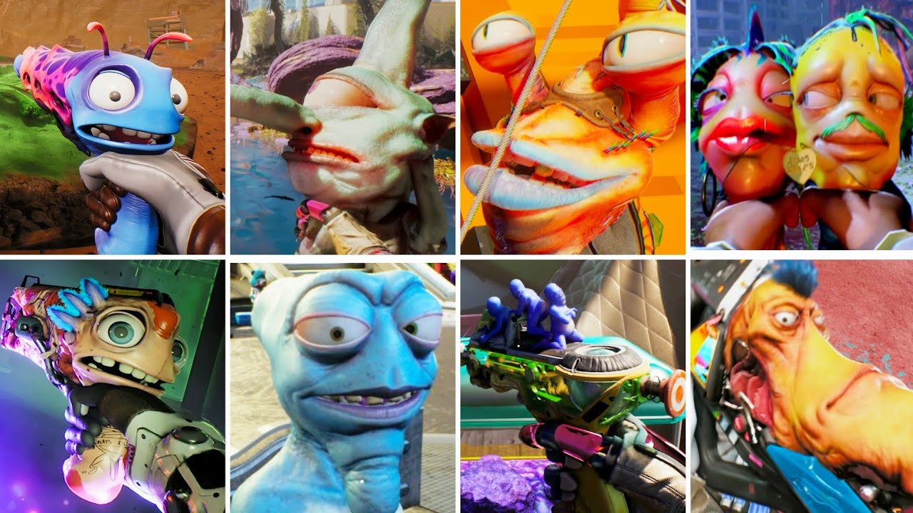 HIGH ON LIFE 1 & 2 + DLC - All Weapons NEW & Old (4K 60FPS)