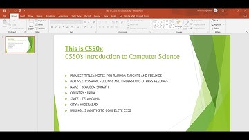 CS50 final project Presentation Video
