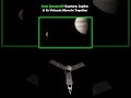 Juno Spacecraft Captures Jupiter & Its Volcanic Moon Io Together #spaceexploration #junospacecraft