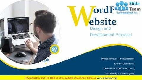 Wordpress Website Design And Development Proposal PowerPoint Presentation Slides