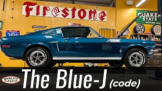 The Blue-J (code) - 1968 302 4-Speed Mustang Fastback