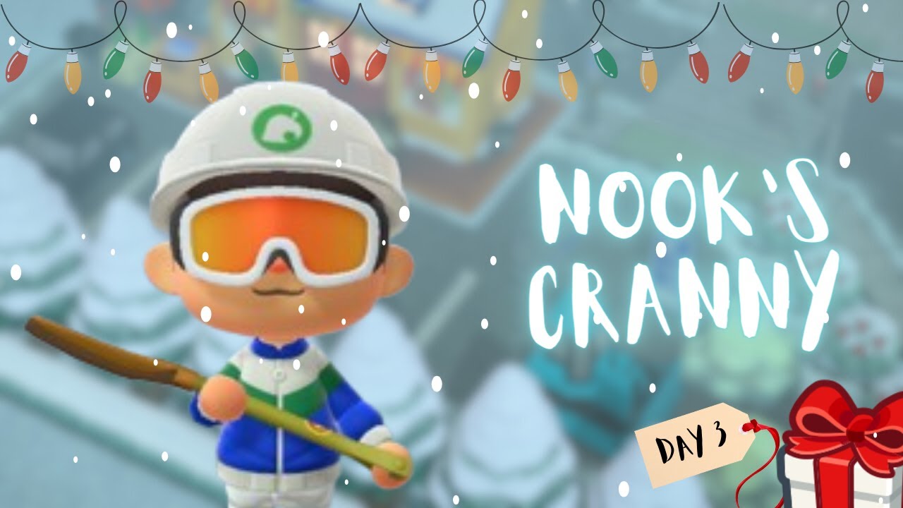 Day 3 ACNH Winter Island // ACNH Nook's Cranny Build // Animal Crossing