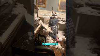 Famous Girl Crying After She Fell Through The Roof #viral #fyp Wealth