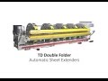 CIDAN Machinery TD Double Folder With Automatic Sheet Extenders 
