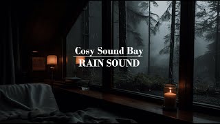 RainSound(ASMR)ㅣRain sound for Sleep,Relaxation,MeditationㅣBlackscreen in 2 minutesㅣ8Hour