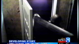 1 caught, 1 at-large in 4 break-ins
