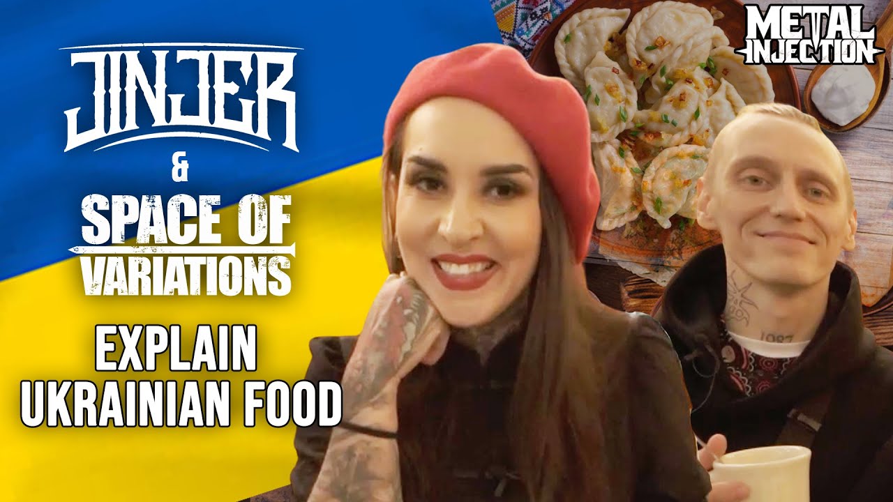 JINJER & SPACE OF VARIATIONS Explains Ukrainian Food at Vselka in NYC | Metal Injection